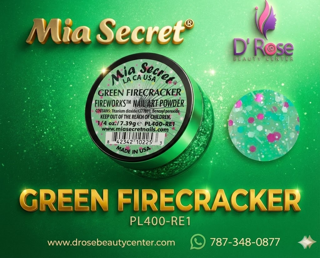 💚✨ GREEN FIRECRACKER – FIREWORKS® | Uñas Llenas de Energía y Color ✨💚