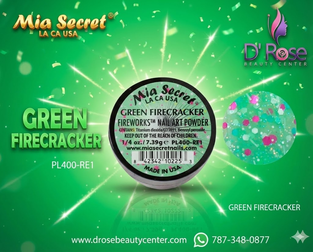 💚✨ GREEN FIRECRACKER – FIREWORKS® | Uñas Llenas de Energía y Color ✨💚