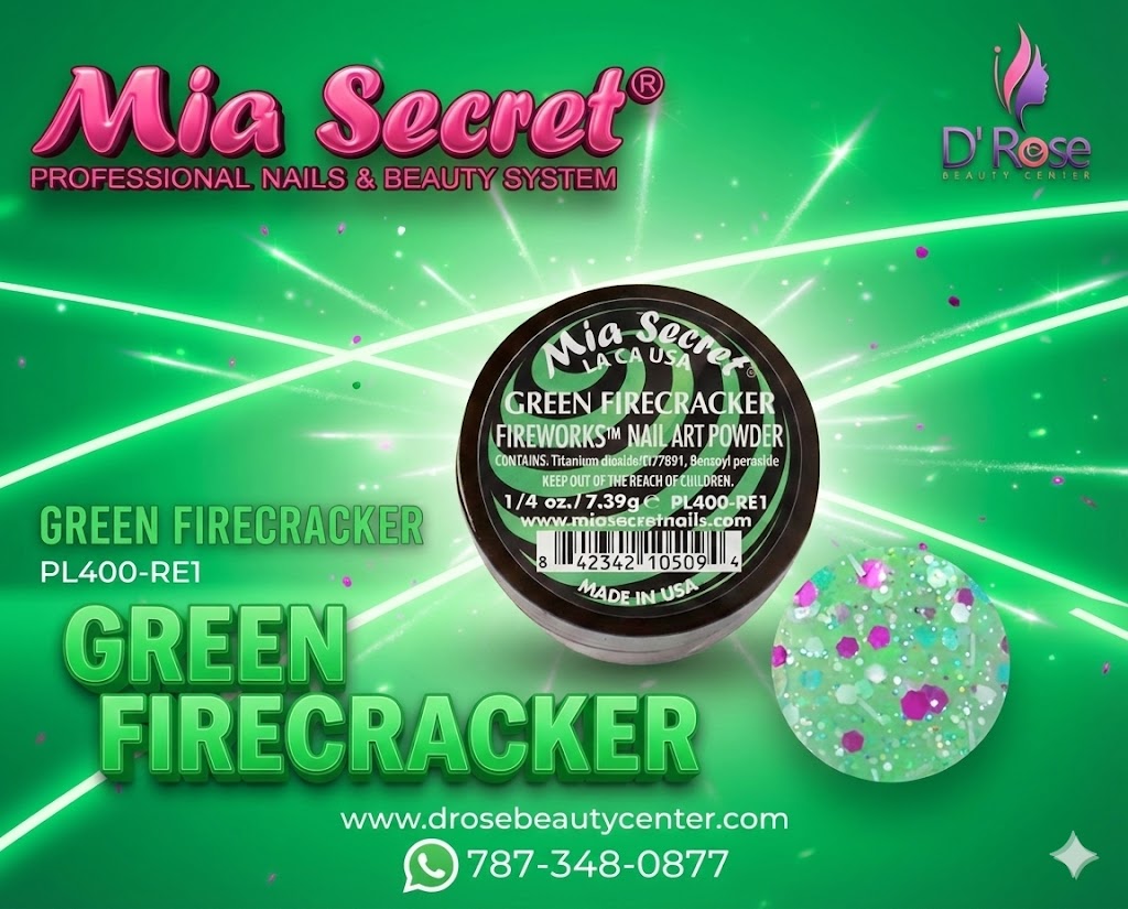 💚✨ GREEN FIRECRACKER – FIREWORKS® | Uñas Llenas de Energía y Color ✨💚