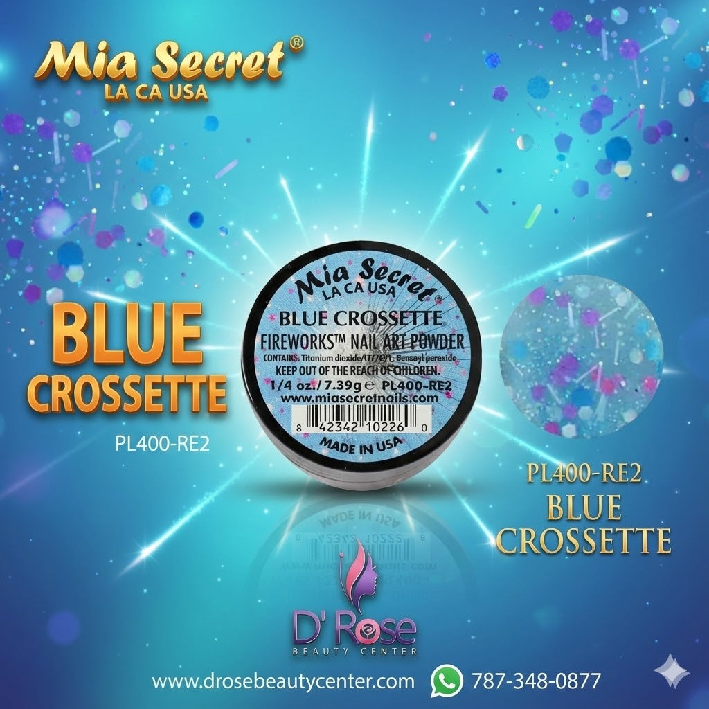 🩵✨ BLUE CROSSETTE – Fireworks® Collection | Explosión Azul Creativa ✨🩵