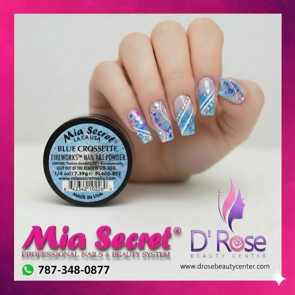 🩵✨ BLUE CROSSETTE – Fireworks® Collection | Explosión Azul Creativa ✨🩵