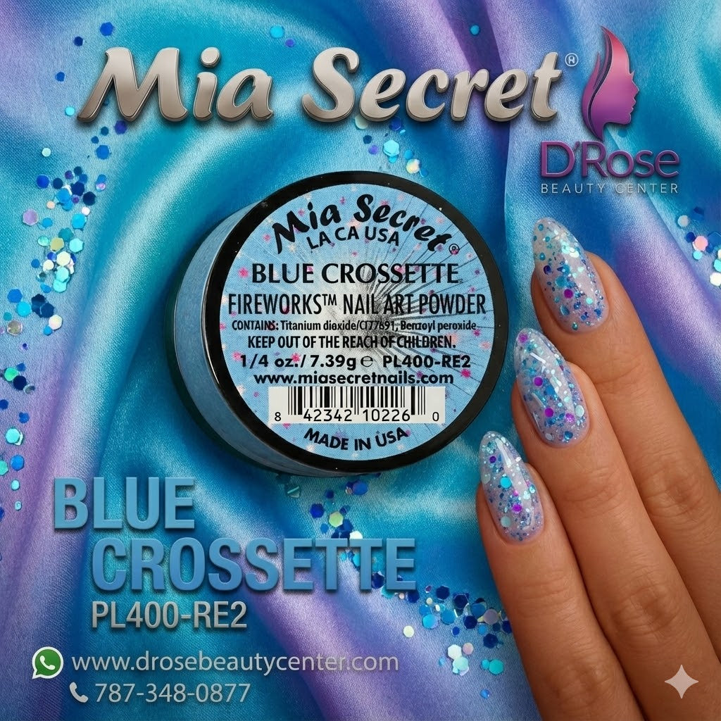 🩵✨ BLUE CROSSETTE – Fireworks® Collection | Explosión Azul Creativa ✨🩵