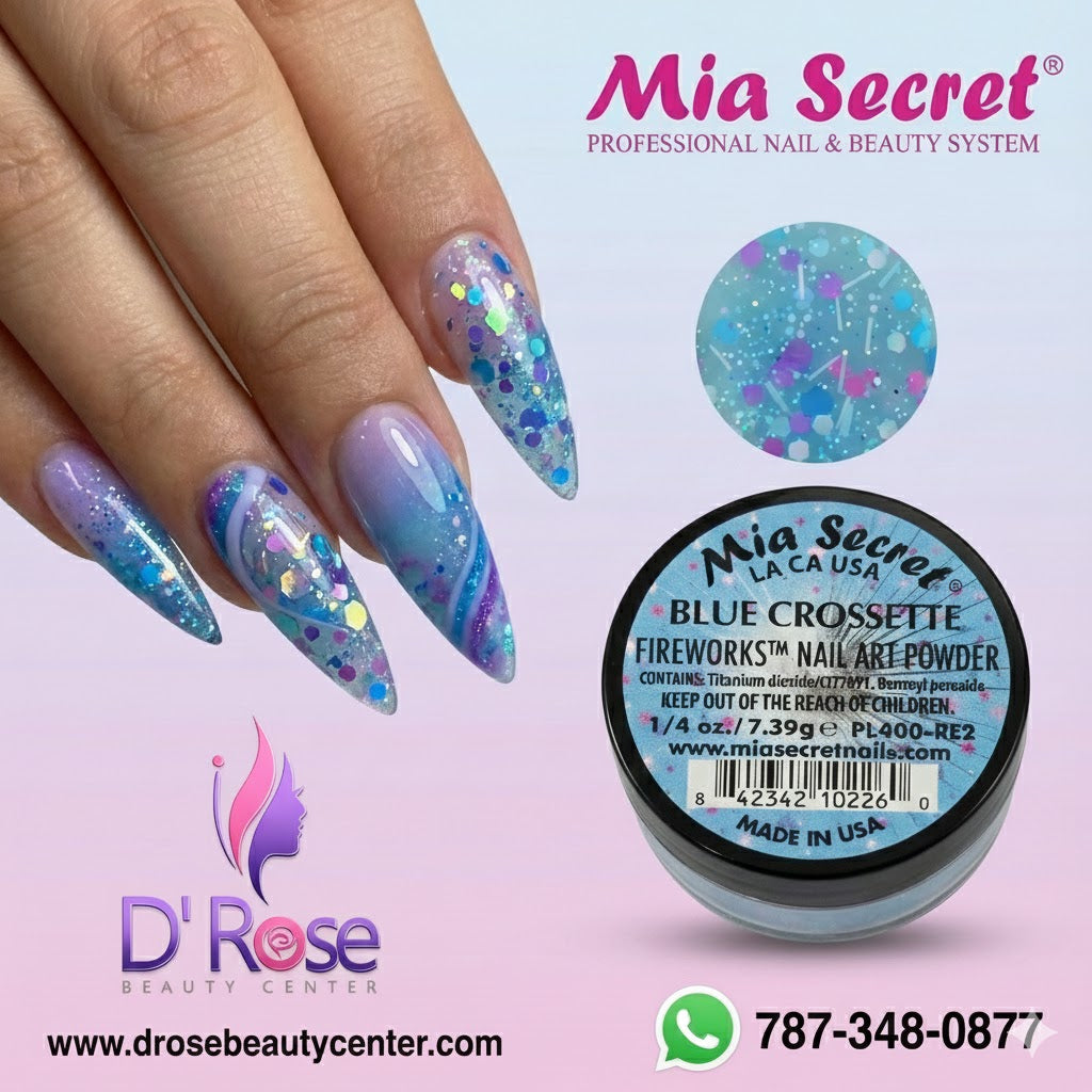 🩵✨ BLUE CROSSETTE – Fireworks® Collection | Explosión Azul Creativa ✨🩵