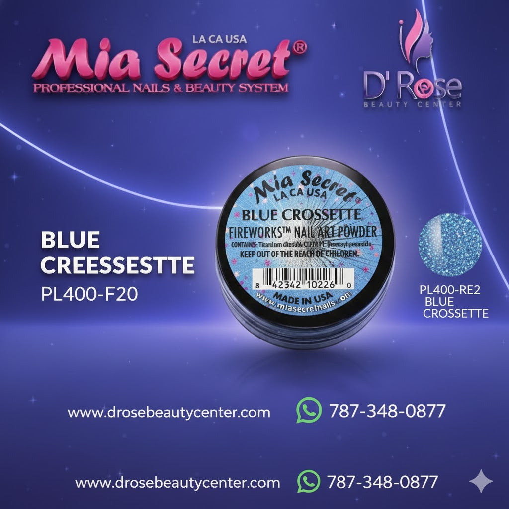🩵✨ BLUE CROSSETTE – Fireworks® Collection | Explosión Azul Creativa ✨🩵