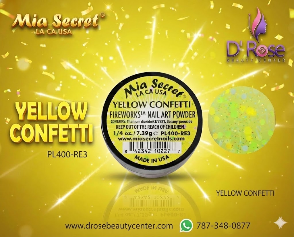 💛✨ Yellow Confetti Fireworks™ – Explosión de Color en Cada Uña 🎆