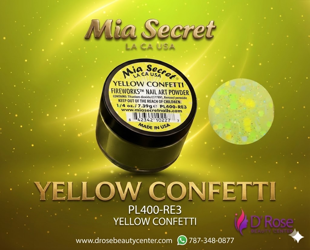 💛✨ Yellow Confetti Fireworks™ – Explosión de Color en Cada Uña 🎆