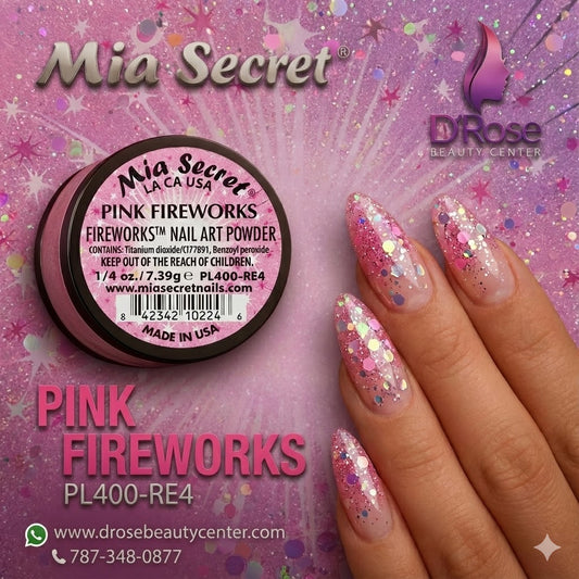 💖✨ PINK FIREWORKS – Fireworks® Collection | Explosión Creativa en Cada Uña ✨💖