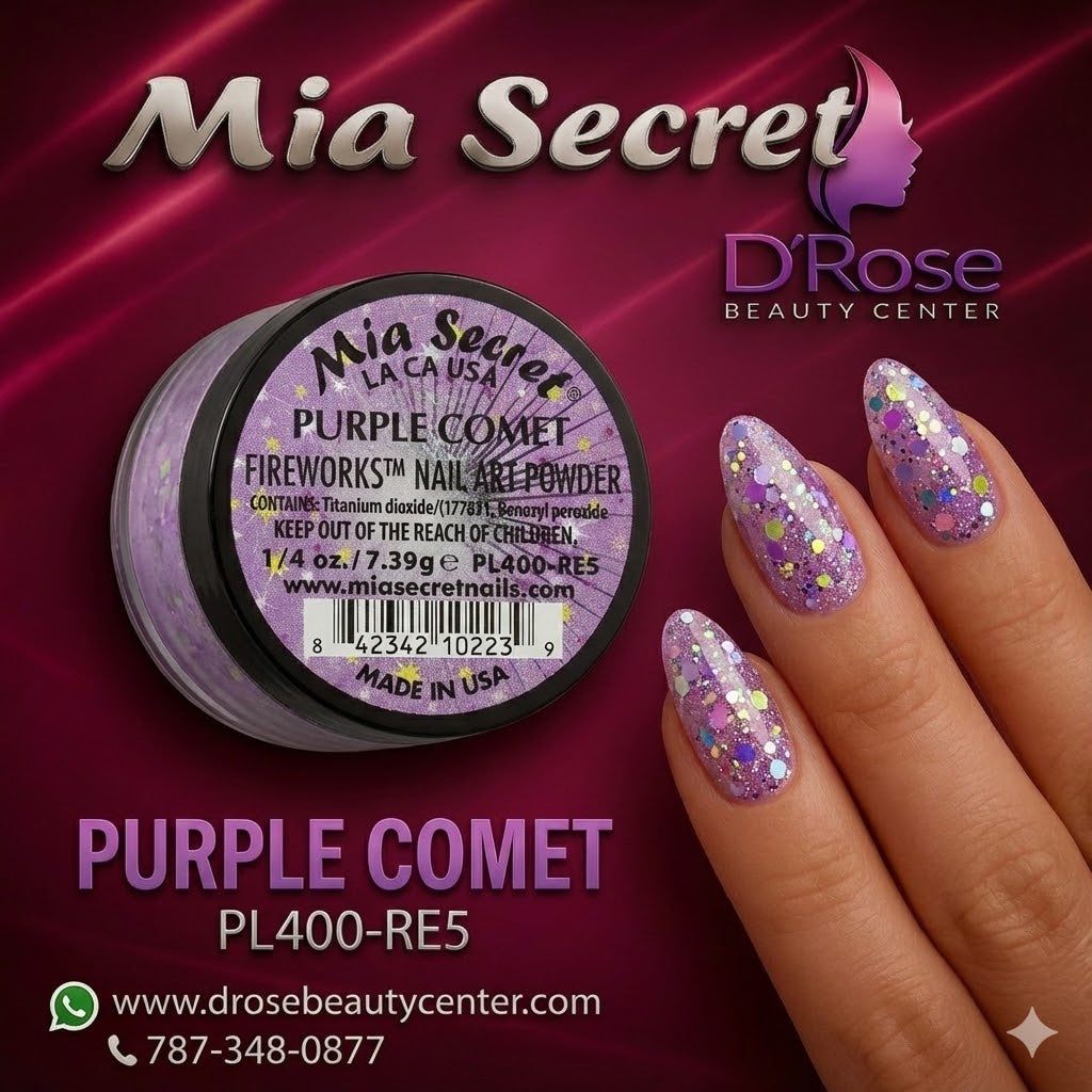 💜✨ PURPLE COMET – FIREWORKS® COLLECTION | Explosión Creativa en Cada Uña ✨💜