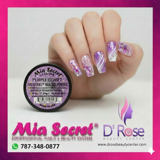 💜✨ PURPLE COMET – FIREWORKS® COLLECTION | Explosión Creativa en Cada Uña ✨💜