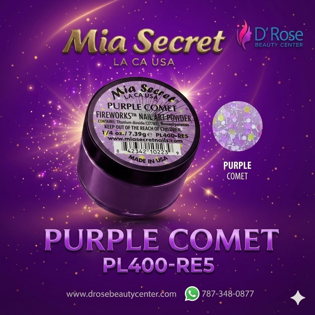 💜✨ PURPLE COMET – FIREWORKS® COLLECTION | Explosión Creativa en Cada Uña ✨💜