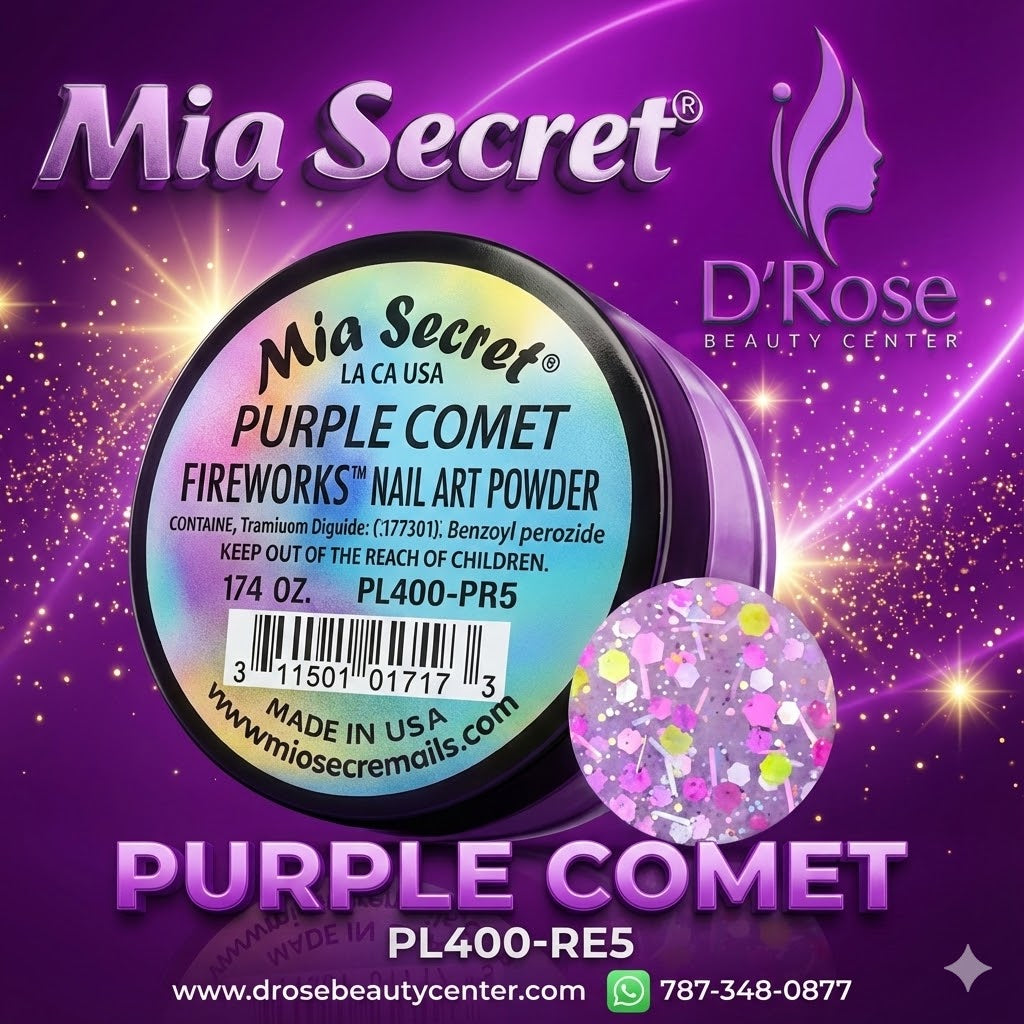 💜✨ PURPLE COMET – FIREWORKS® COLLECTION | Explosión Creativa en Cada Uña ✨💜