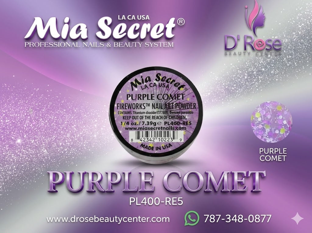 💜✨ PURPLE COMET – FIREWORKS® COLLECTION | Explosión Creativa en Cada Uña ✨💜