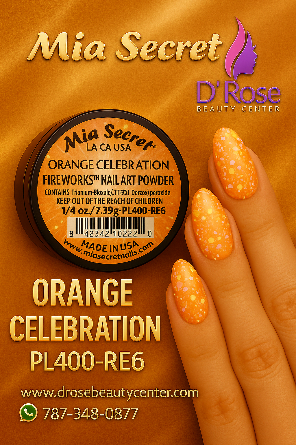 💥🔥 Mia Secret FIREWORKS – Orange Celebration PL400-RE6 🔥💥