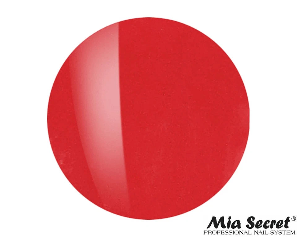 🔴 Mia Secret Polvo Acrílico Red Gift (1/4 oz) | Colección Red Gift, El Rojo Puro para Nail Art PL400-RG1
