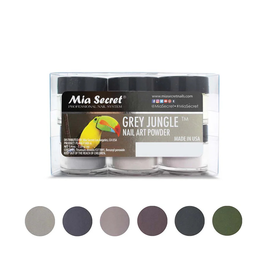 💎✨ MIA SECRET – GREY JUNGLE™ KIT 6 PIEZAS