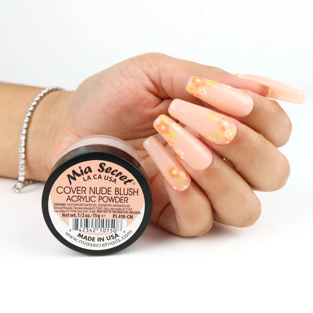 💖✨ Mia Secret® Cover Nude Blush – Acrílico Cover Nude Rosado Profesional | 1/2 oz (15 g) (PL410-CM) ✨💖