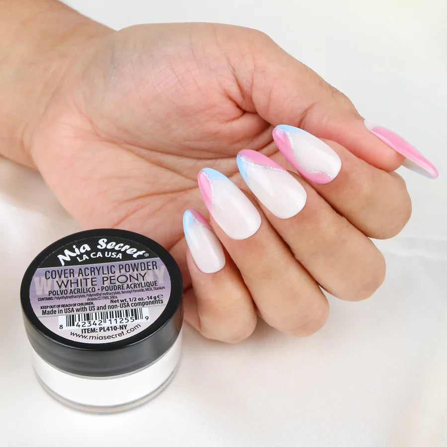 💖✨ Mia Secret® Cover White Peony – Cover Acrylic Powder 1/2 oz (14 g) | PL410-NY ✨💅
