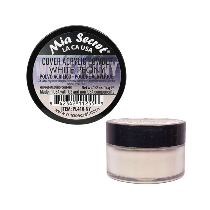 💖✨ Mia Secret® Cover White Peony – Cover Acrylic Powder 1/2 oz (14 g) | PL410-NY ✨💅