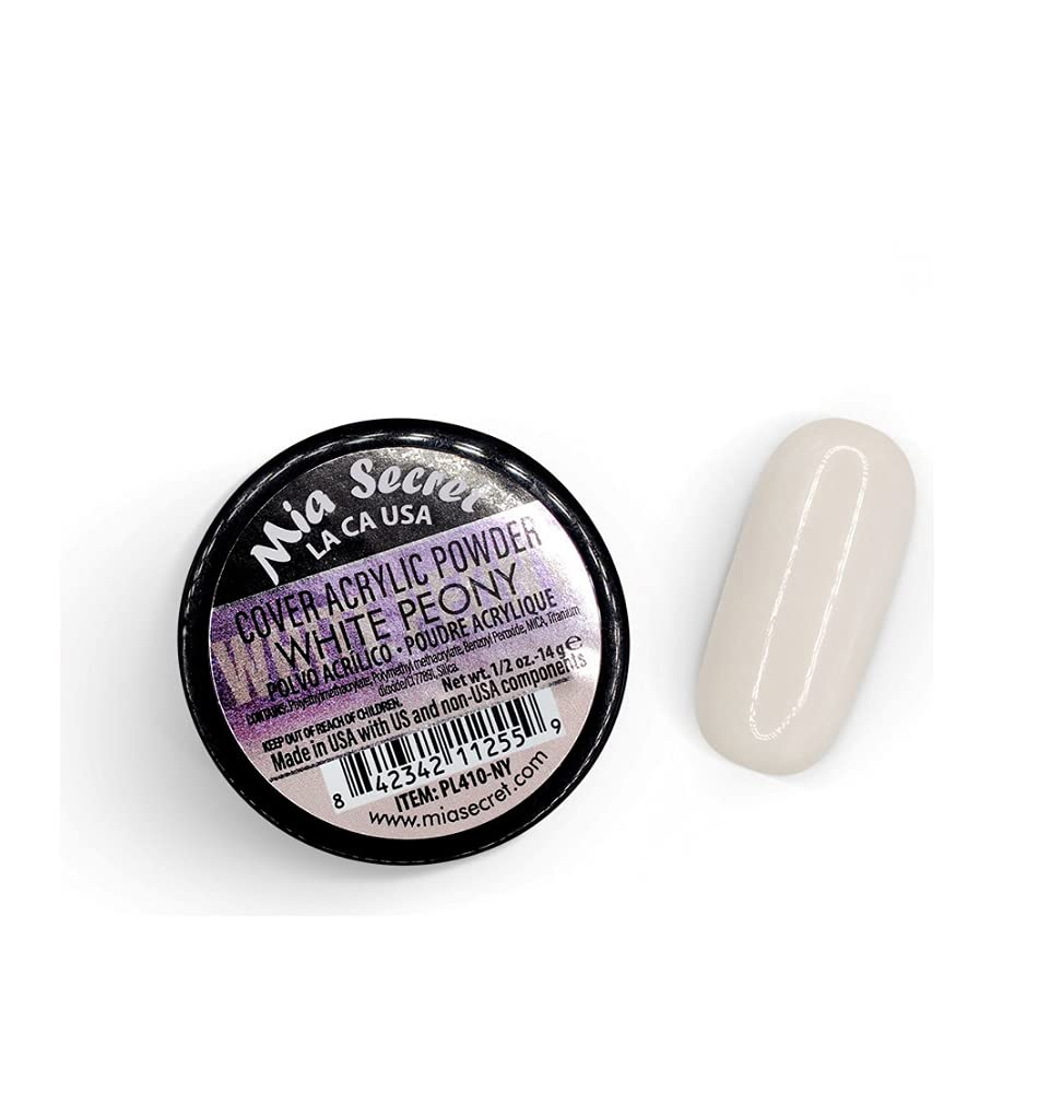 💖✨ Mia Secret® Cover White Peony – Cover Acrylic Powder 1/2 oz (14 g) | PL410-NY ✨💅