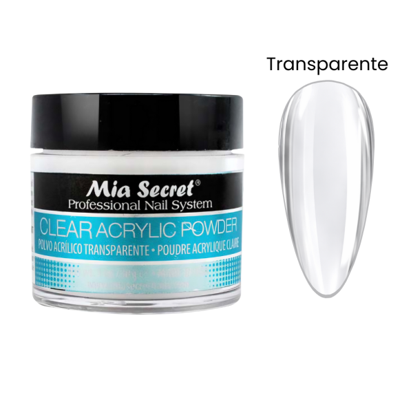 💖✨ Clear Acrylic Powder Profesional 1 oz PL420-C – Mia Secret ✨💖