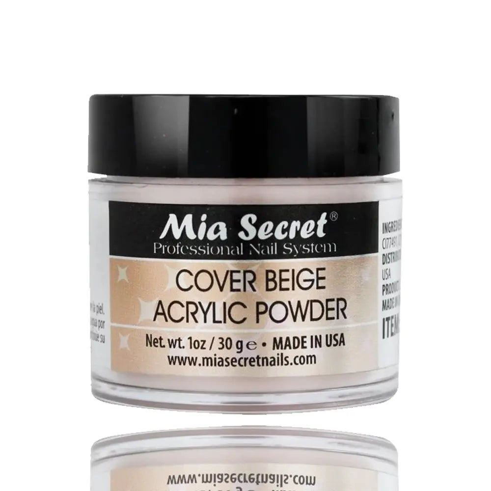 💖✨ Mia Secret® Cover BEIGE – Acrílico Cover Profesional 1 oz (PL420-CB) ✨💖
