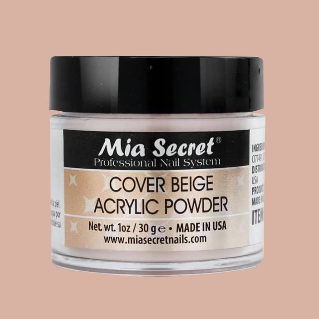 💖✨ Mia Secret® Cover BEIGE – Acrílico Cover Profesional 1 oz (PL420-CB) ✨💖