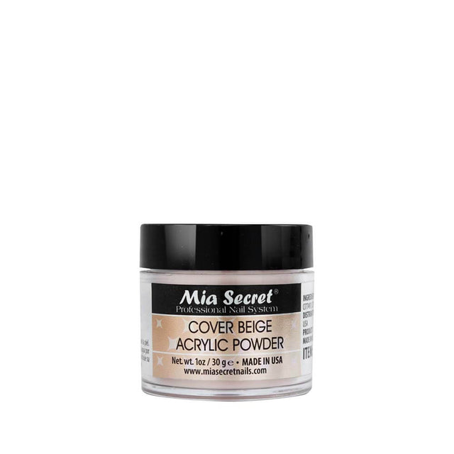 💖✨ Mia Secret® Cover BEIGE – Acrílico Cover Profesional 1 oz (PL420-CB) ✨💖