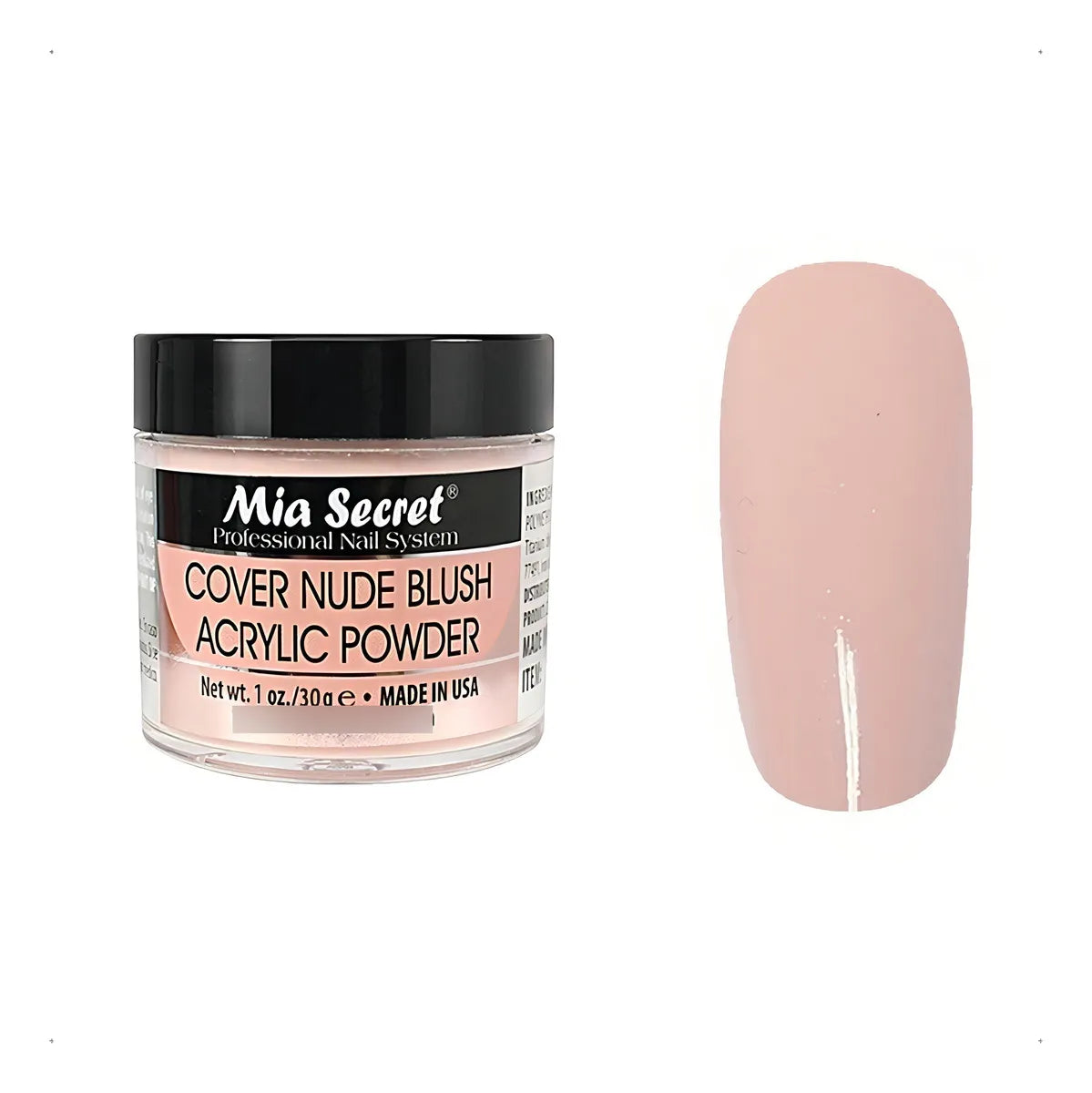 💖✨ Mia Secret® Cover Nude Blush – Acrílico Cover Profesional 1 oz (PL420-CM) ✨💖