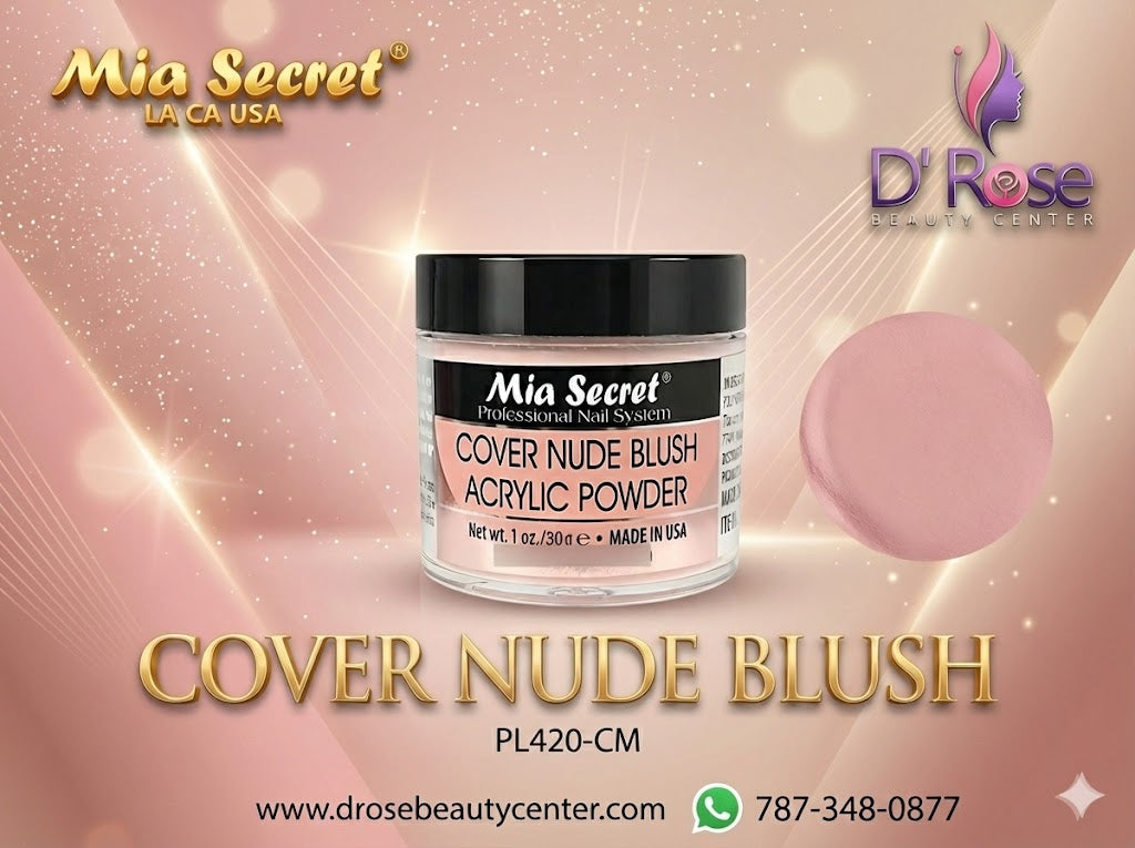 💖✨ Mia Secret® Cover Nude Blush – Acrílico Cover Profesional 1 oz (PL420-CM) ✨💖