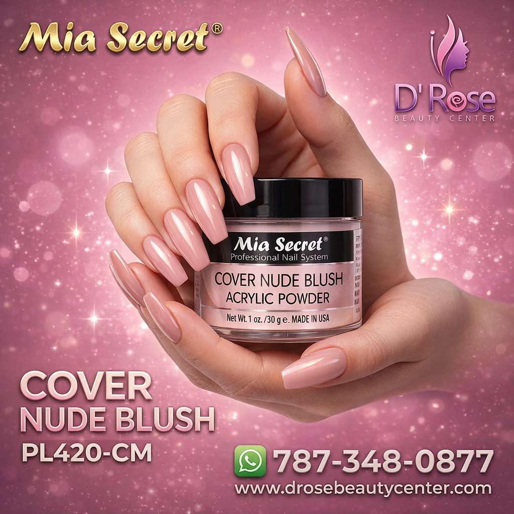 💖✨ Mia Secret® Cover Nude Blush – Acrílico Cover Profesional 1 oz (PL420-CM) ✨💖