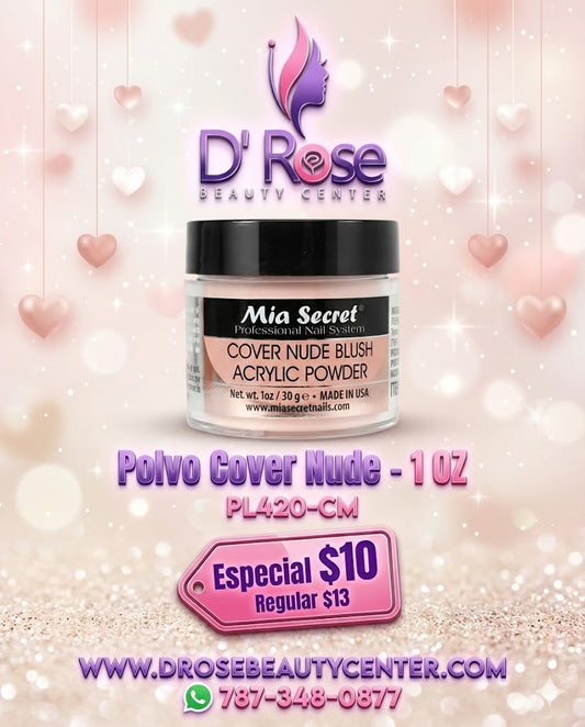 💖✨ Mia Secret® Cover Nude Blush – Acrílico Cover Profesional 1 oz (PL420-CM) ✨💖