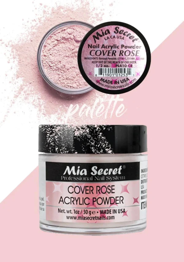 💖✨ Mia Secret® Cover ROSE – Acrílico Cover Profesional 1 oz (30 g) | PL420-CR ✨💖