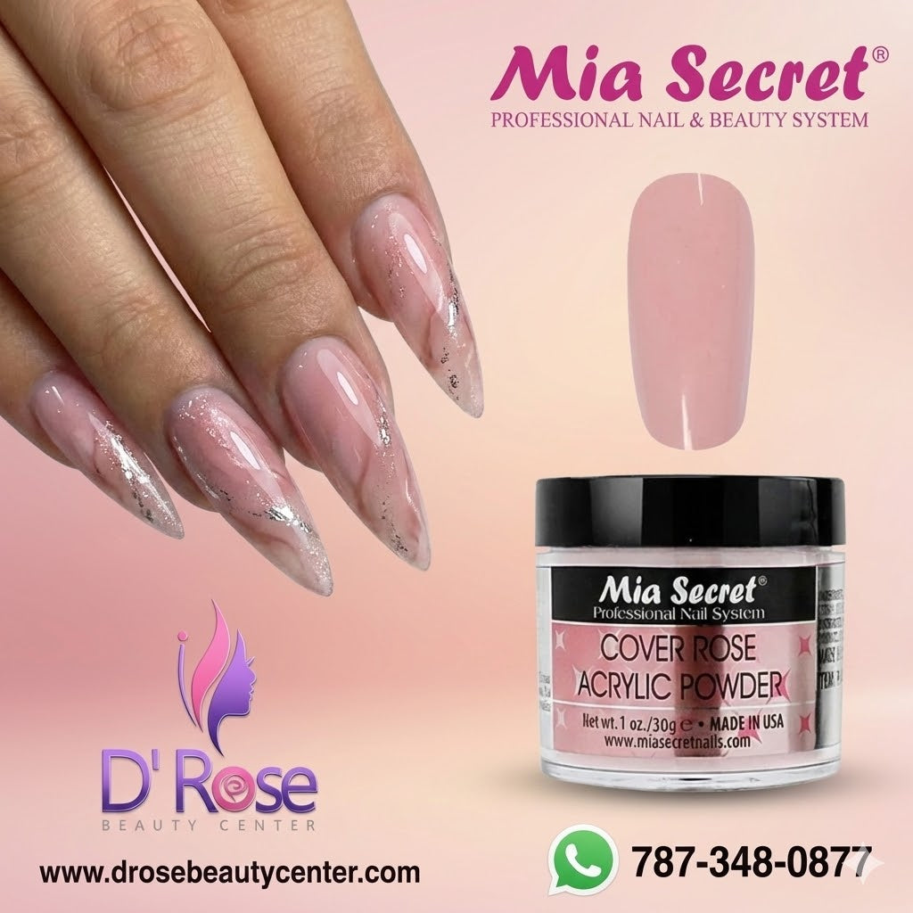 💖✨ Mia Secret® Cover ROSE – Acrílico Cover Profesional 1 oz (30 g) | PL420-CR ✨💖