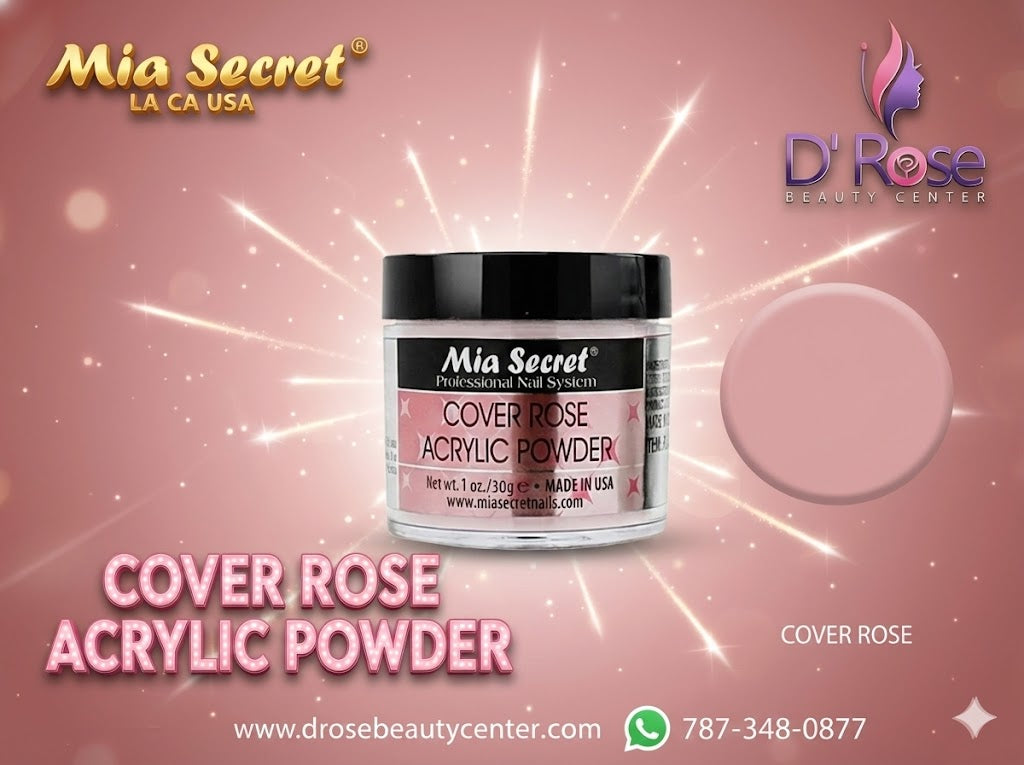 💖✨ Mia Secret® Cover ROSE – Acrílico Cover Profesional 1 oz (30 g) | PL420-CR ✨💖