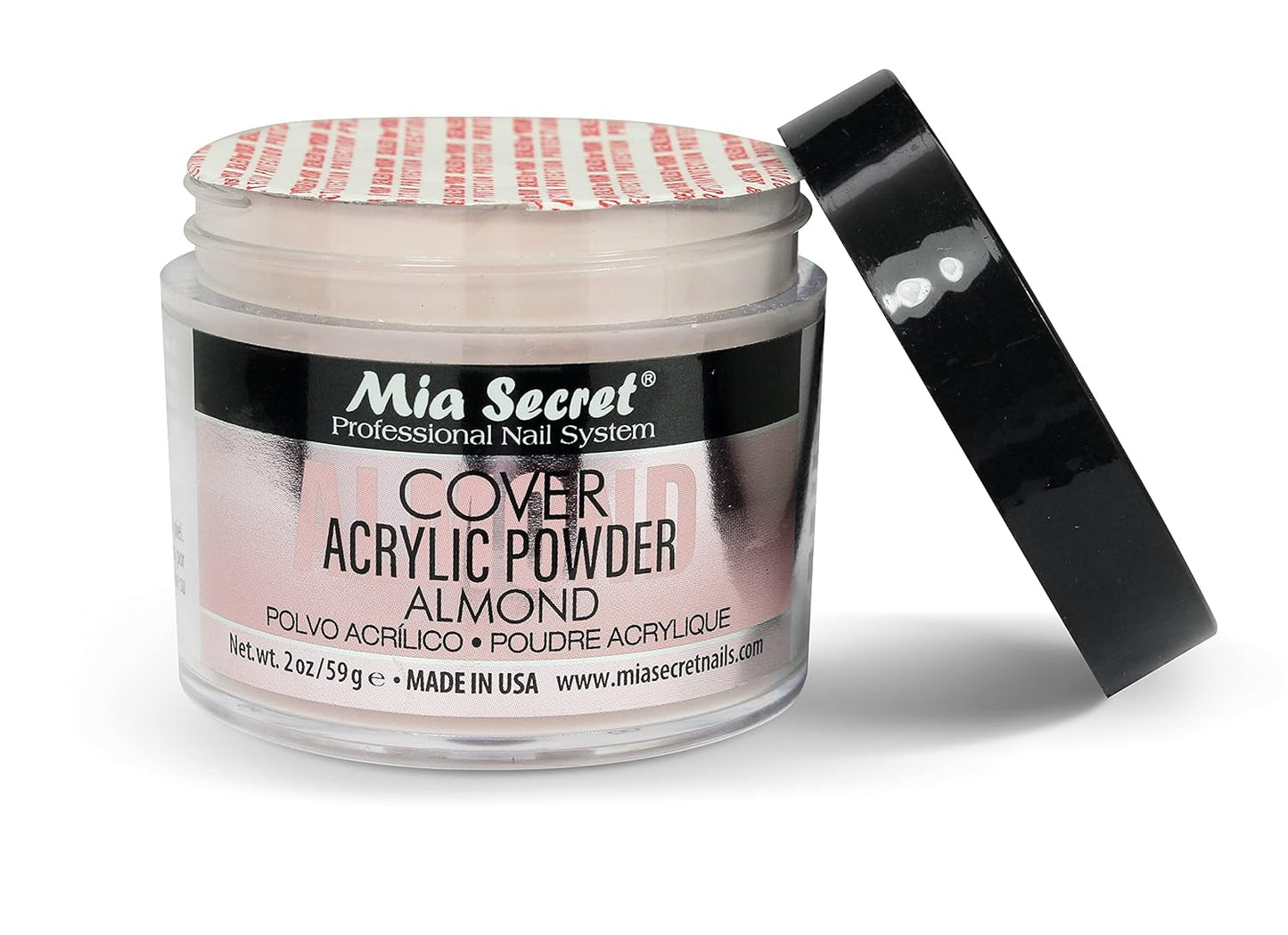 💖✨ Mia Secret® Cover Almond – Acrílico Cover Profesional 2 oz (PL430-AL) ✨💖