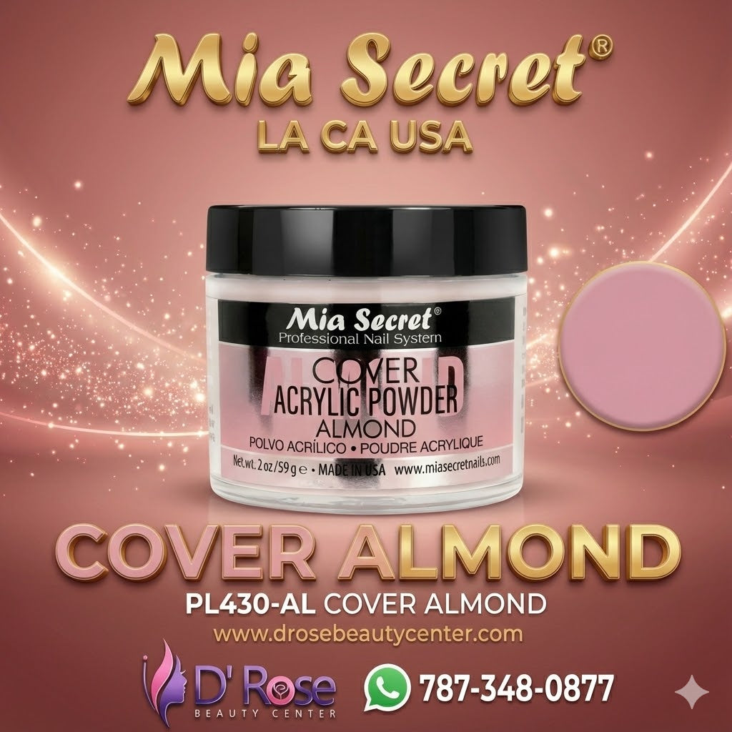 💖✨ Mia Secret® Cover Almond – Acrílico Cover Profesional 2 oz (PL430-AL) ✨💖