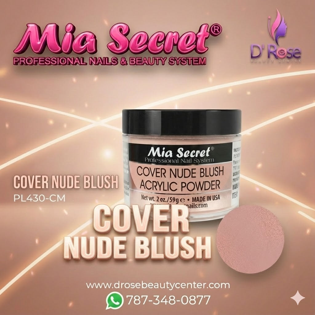 💖✨ Mia Secret® Cover Nude Blush – Acrílico Cover Profesional 2 oz (PL430-CM) ✨💖