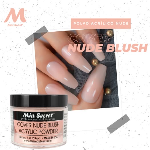 💖✨ Mia Secret® Cover Nude Blush – Acrílico Cover Profesional 2 oz (PL430-CM) ✨💖