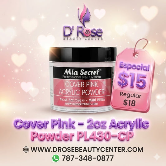 💖✨ Mia Secret® Cover Pink 2 oz – Acrílico Cover Profesional | PL430-CP ✨💖