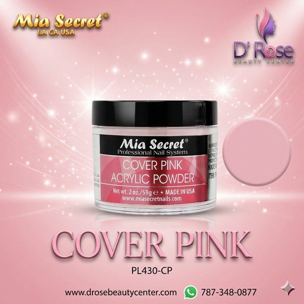 💖✨ Mia Secret® Cover Pink 2 oz – Acrílico Cover Profesional | PL430-CP ✨💖