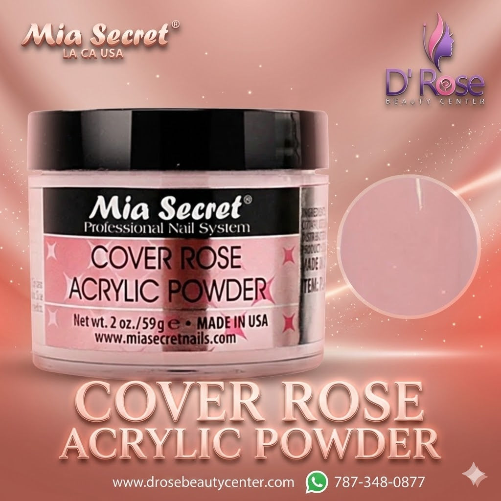 💖✨ Mia Secret® Cover ROSE 2 oz – Acrílico Cover Profesional | PL430-CR ✨💖
