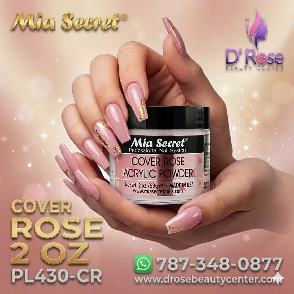 💖✨ Mia Secret® Cover ROSE 2 oz – Acrílico Cover Profesional | PL430-CR ✨💖