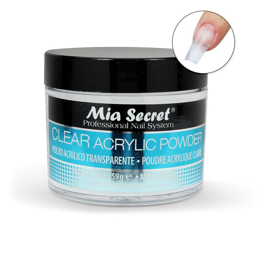 💎✨ Mia Secret® Clear Acrylic Powder 2 oz (59 g) – Acrílico Transparente Profesional PL430-C ✨💎
