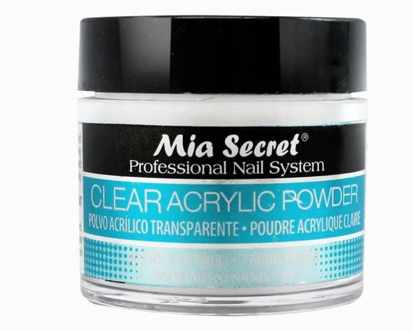💎✨ Mia Secret® Clear Acrylic Powder 2 oz (59 g) – Acrílico Transparente Profesional PL430-C ✨💎