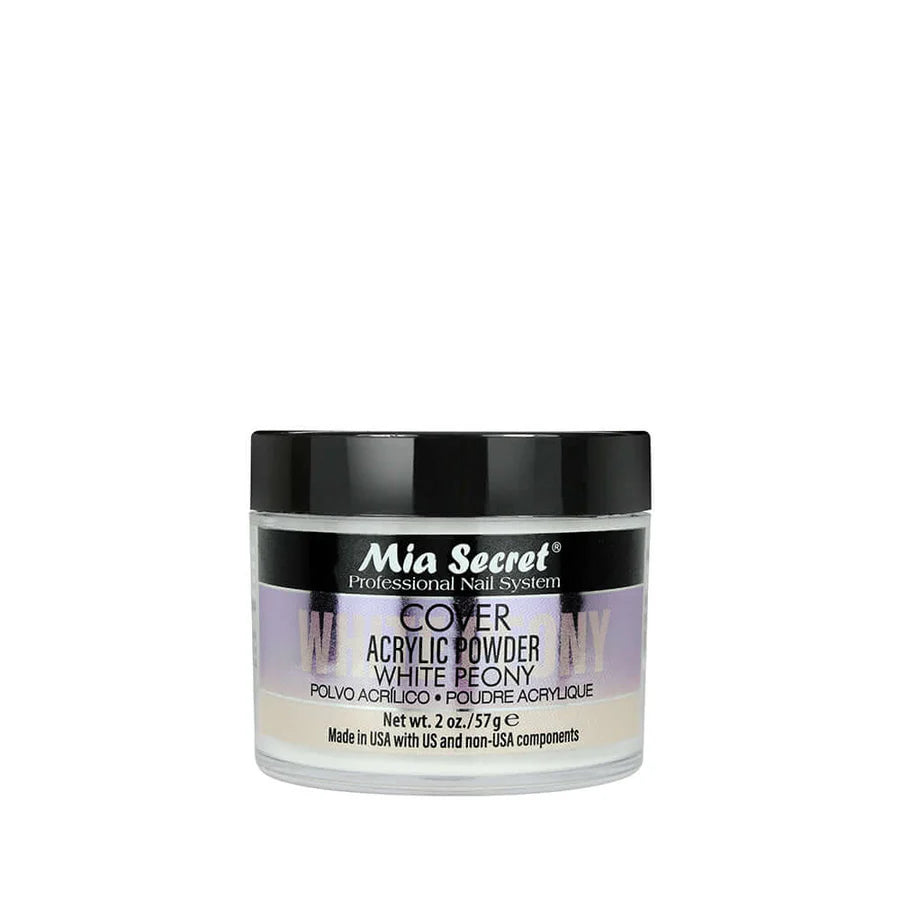 💖✨ Mia Secret® Cover WHITE PEONY 2 oz – Acrílico Cover Profesional PL430-NY ✨💖