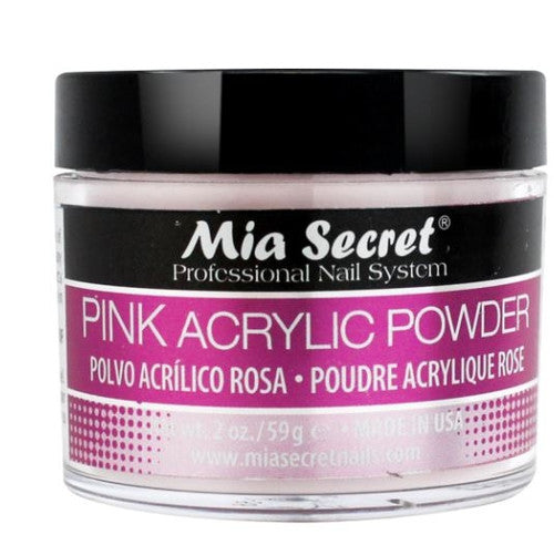 💖 Pink Acrylic Powder 2 oz | Mia Secret® – Base Natural Profesional
