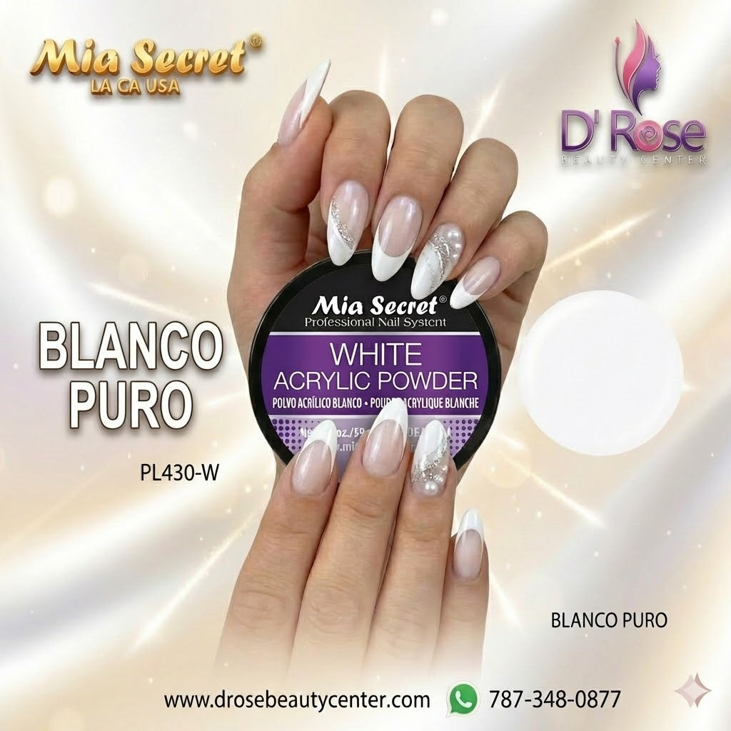 💖✨ Mia Secret® White Acrylic Powder French 3D 2 oz | PL430-W ✨💖