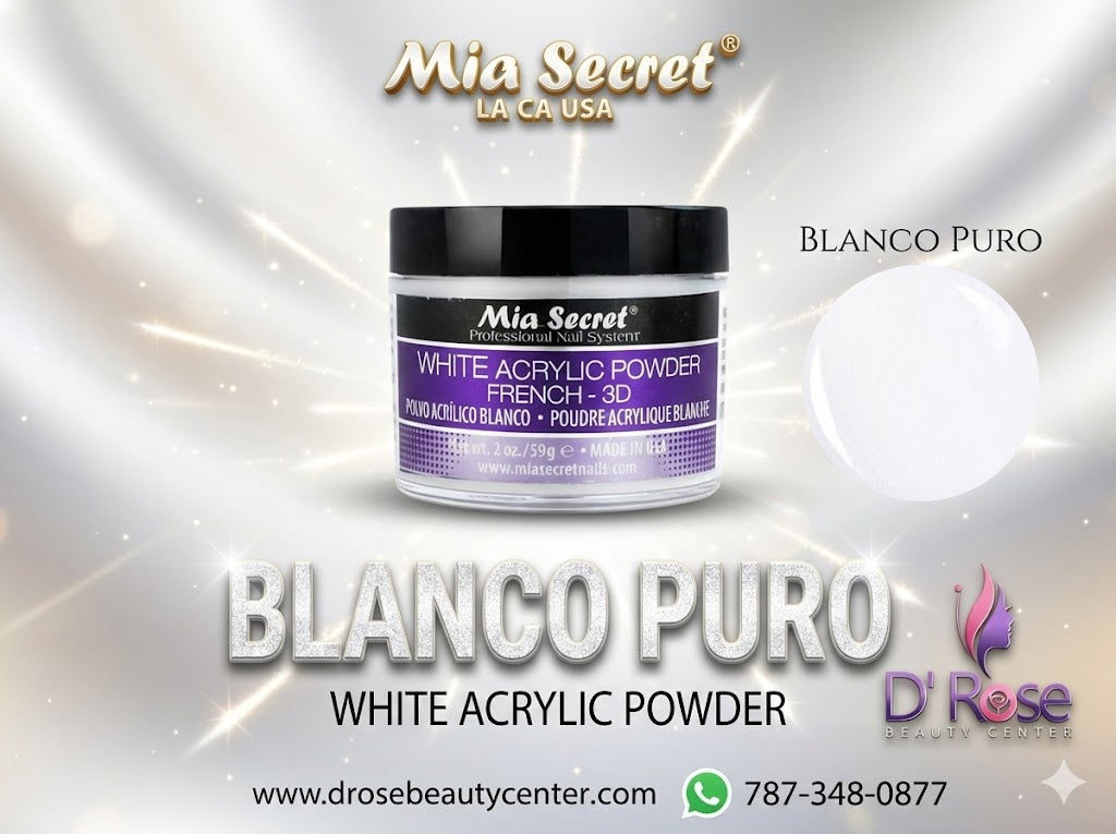 💖✨ Mia Secret® White Acrylic Powder French 3D 2 oz | PL430-W ✨💖