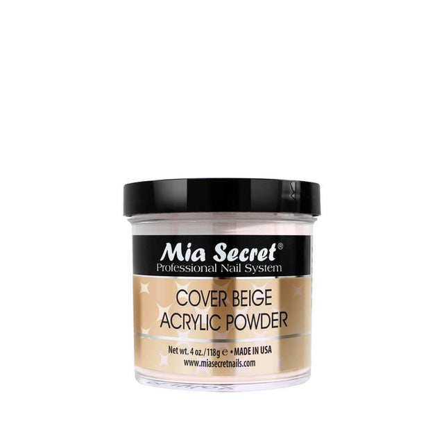💖✨ Mia Secret® Cover BEIGE – Acrílico Cover Profesional 4 oz (PL440-CB) ✨💖
