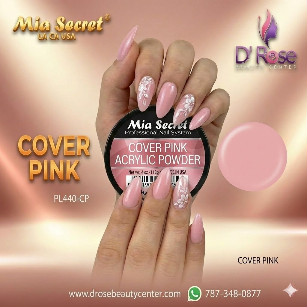 💖✨ Mia Secret® Cover Pink 4 oz – Acrílico Cover Profesional | PL440-CP ✨💖